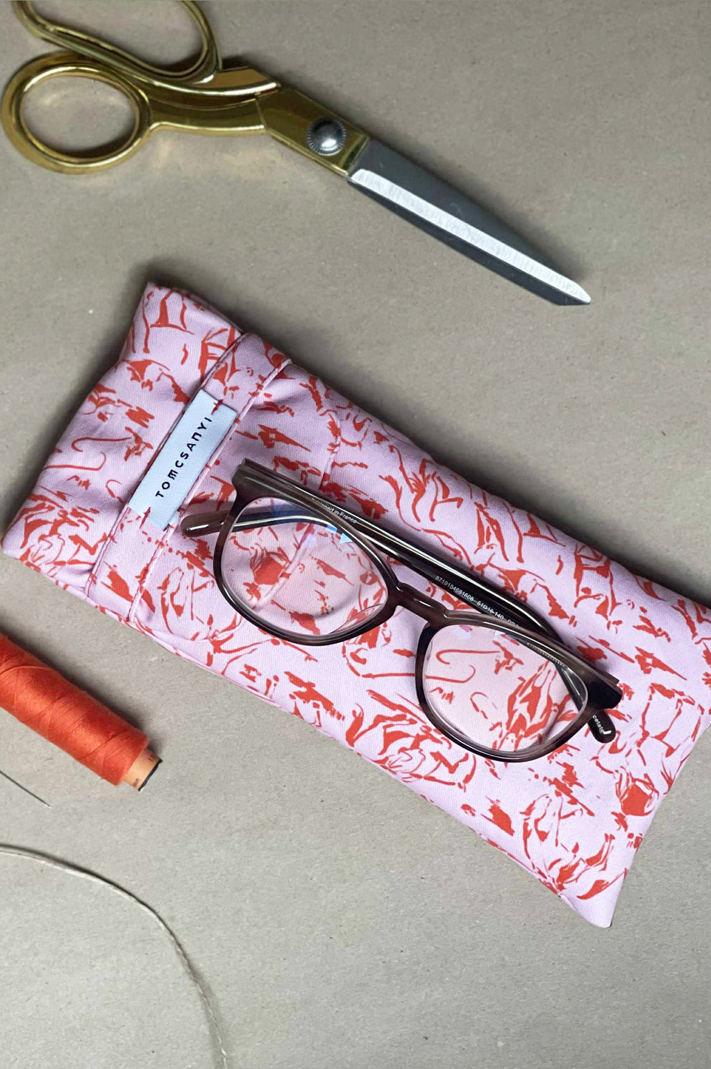 Glasses Case 'Horsemen Pink'