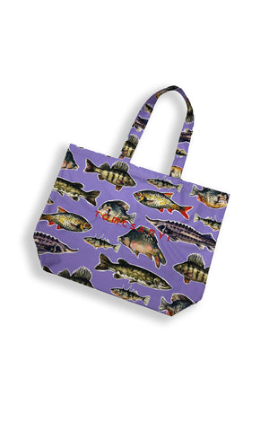 GUDAURI tote bag 'big fish print'