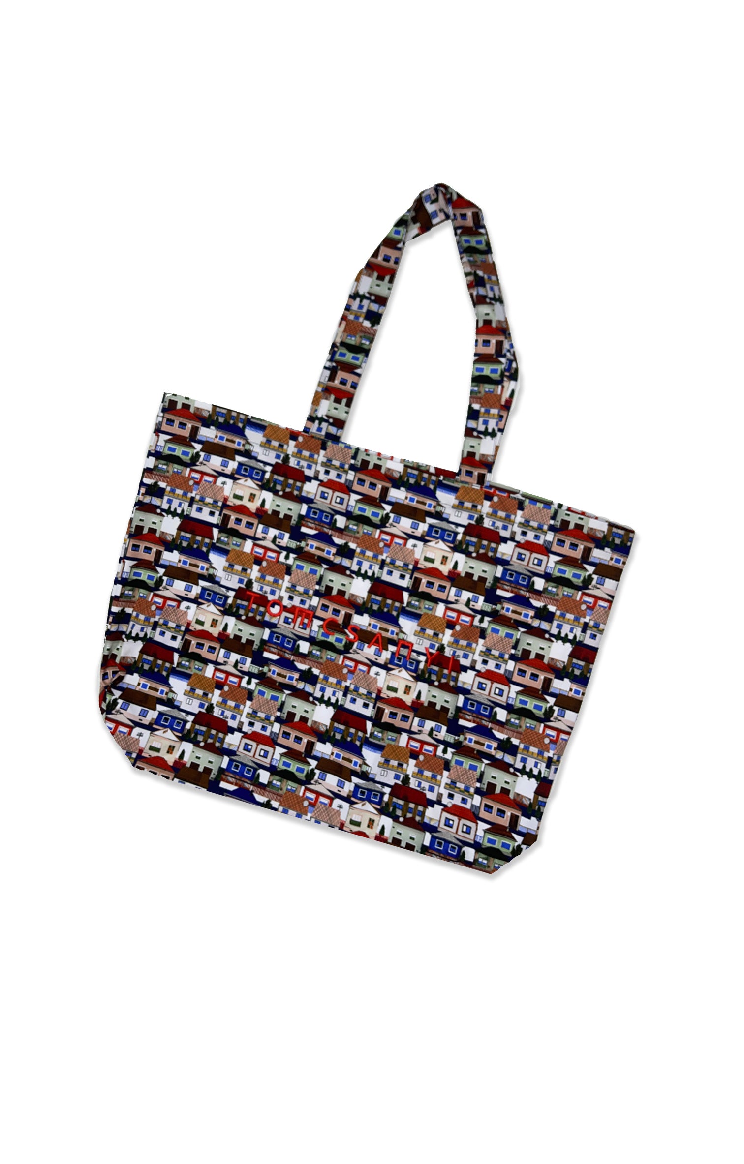 GUDAURI tote bag 'Small Houses'