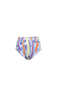 IDOLA high-waist bikini bottom 'stripes'