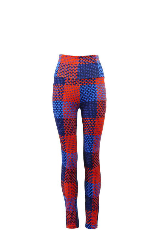 JASNA leggings 'checked red'