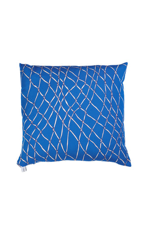 FREE GIFT Decorative cushion 'fishnet blue' print