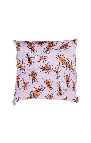 Decorative cushion 'small firebugs' print