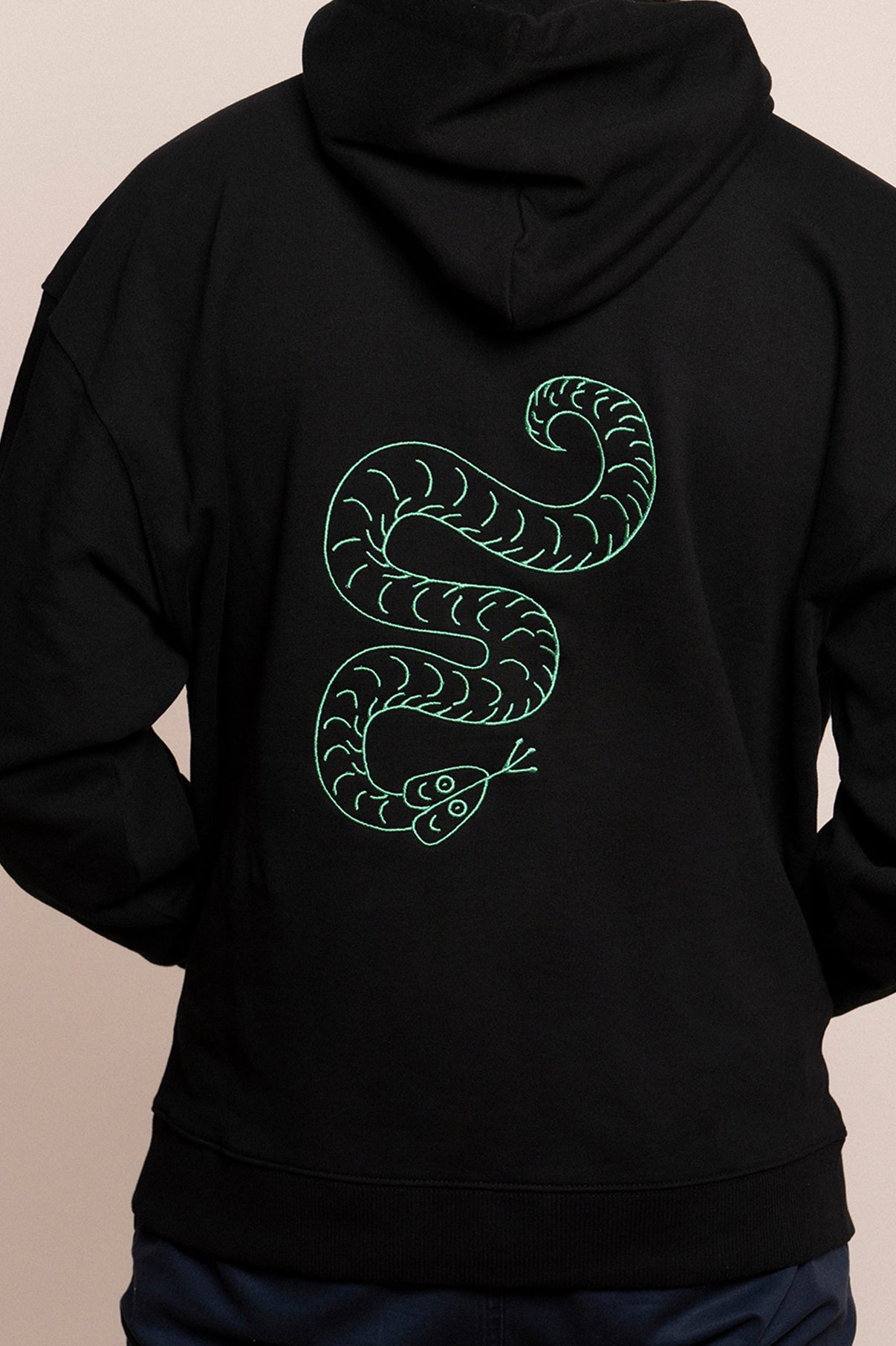 'SNAKE' men's hoodie black