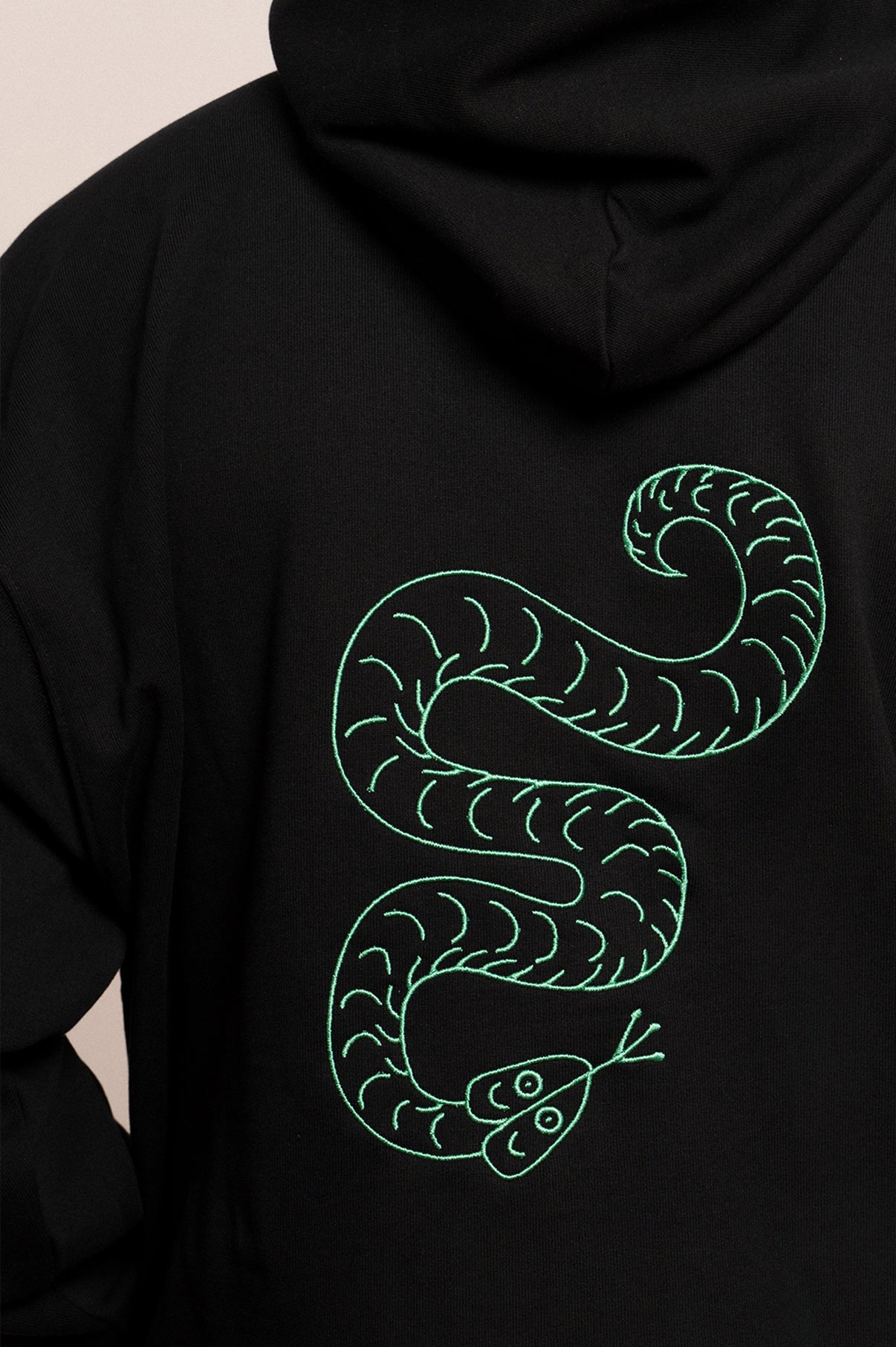 'SNAKE' men's hoodie black