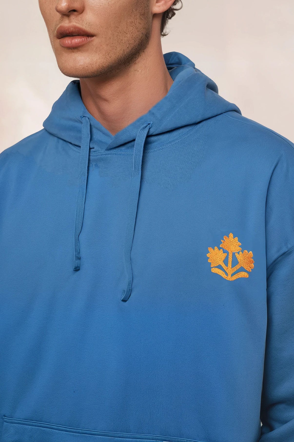 'LOBSTER' men's hoodie sky blue