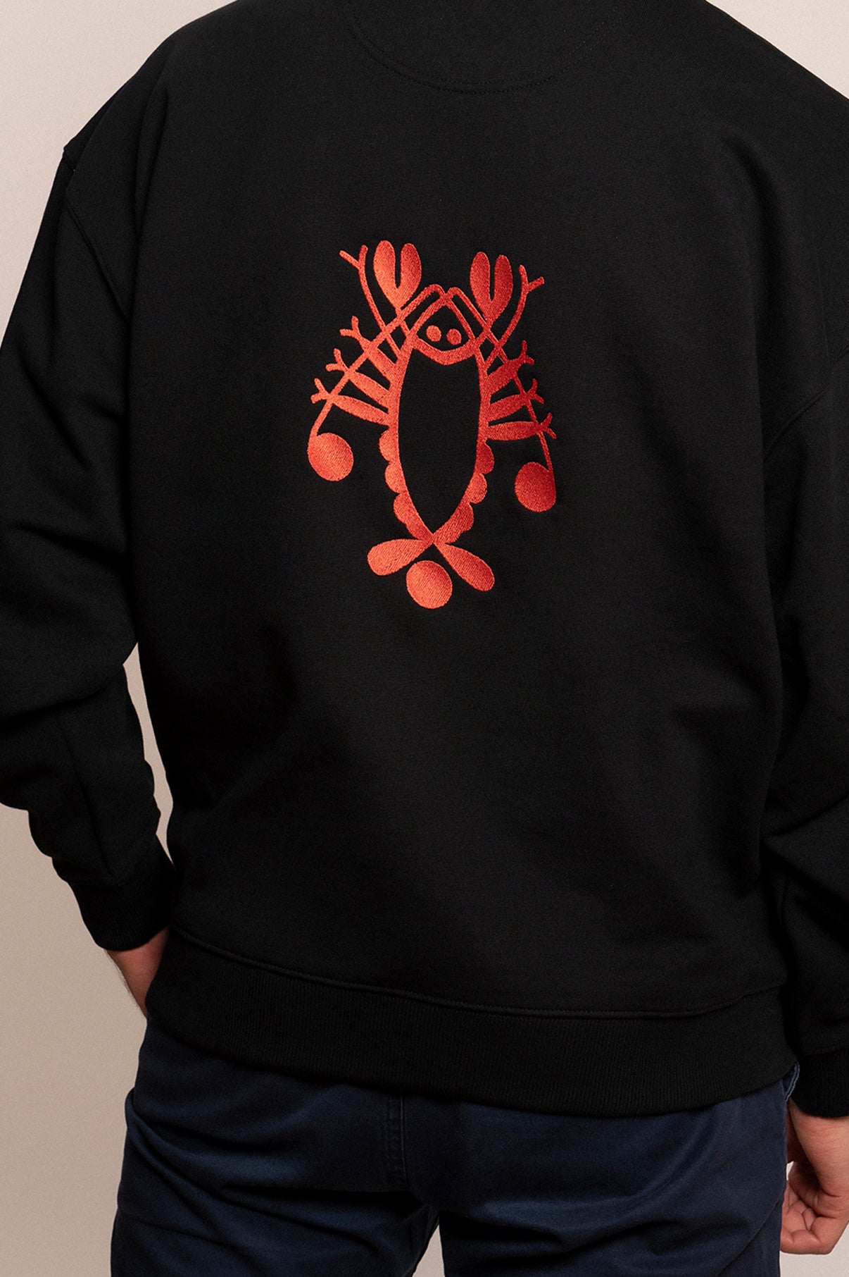 'LOBSTER' men's sweatshirt black