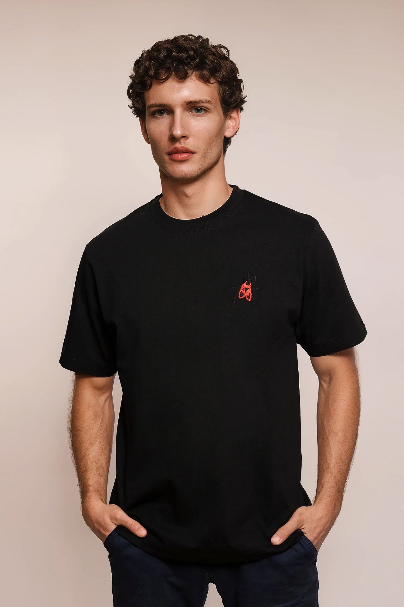 'FIREBUG' men's T-shirt black