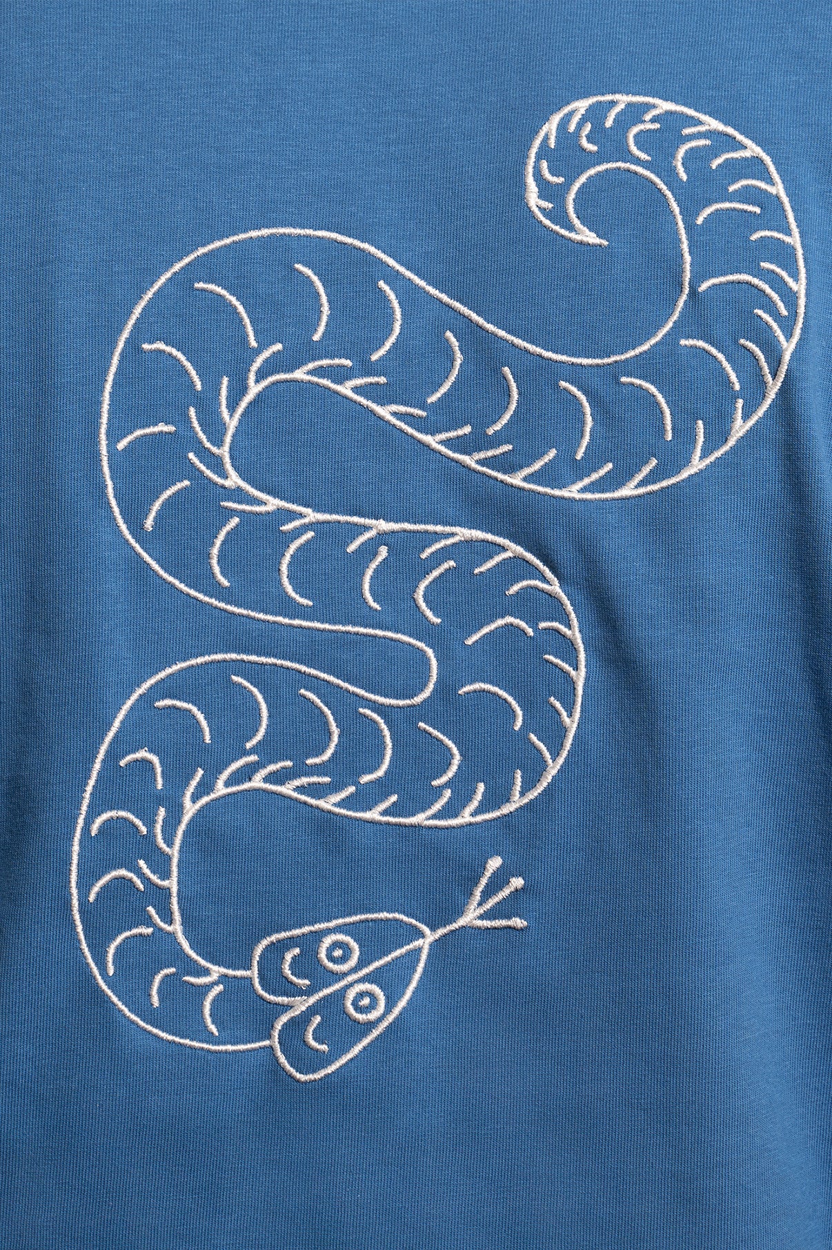 'SNAKE' men's T-shirt sky blue