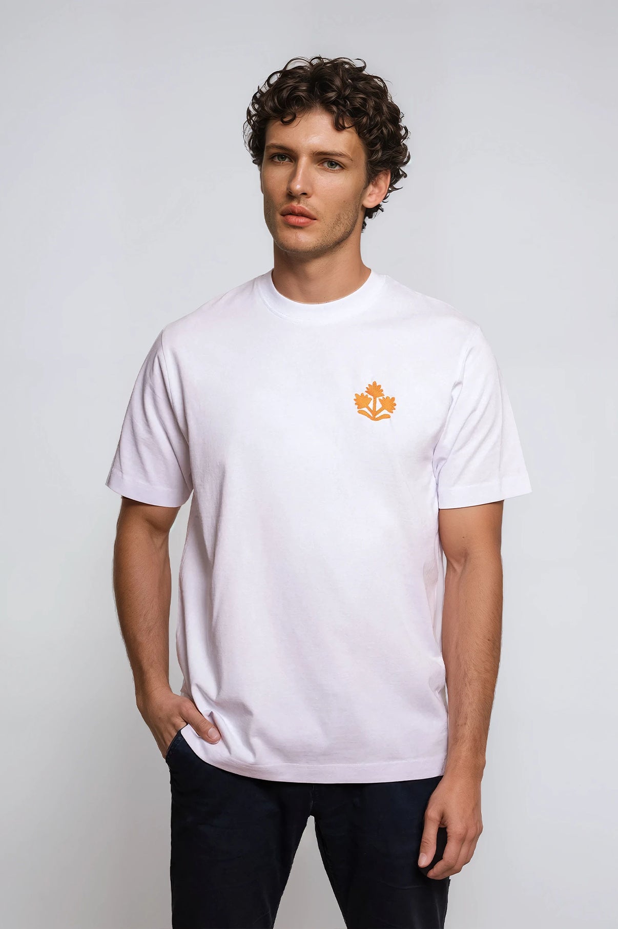 'LOBSTER' men's T-shirt white