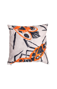 Decorative cushion 'big firebugs' print