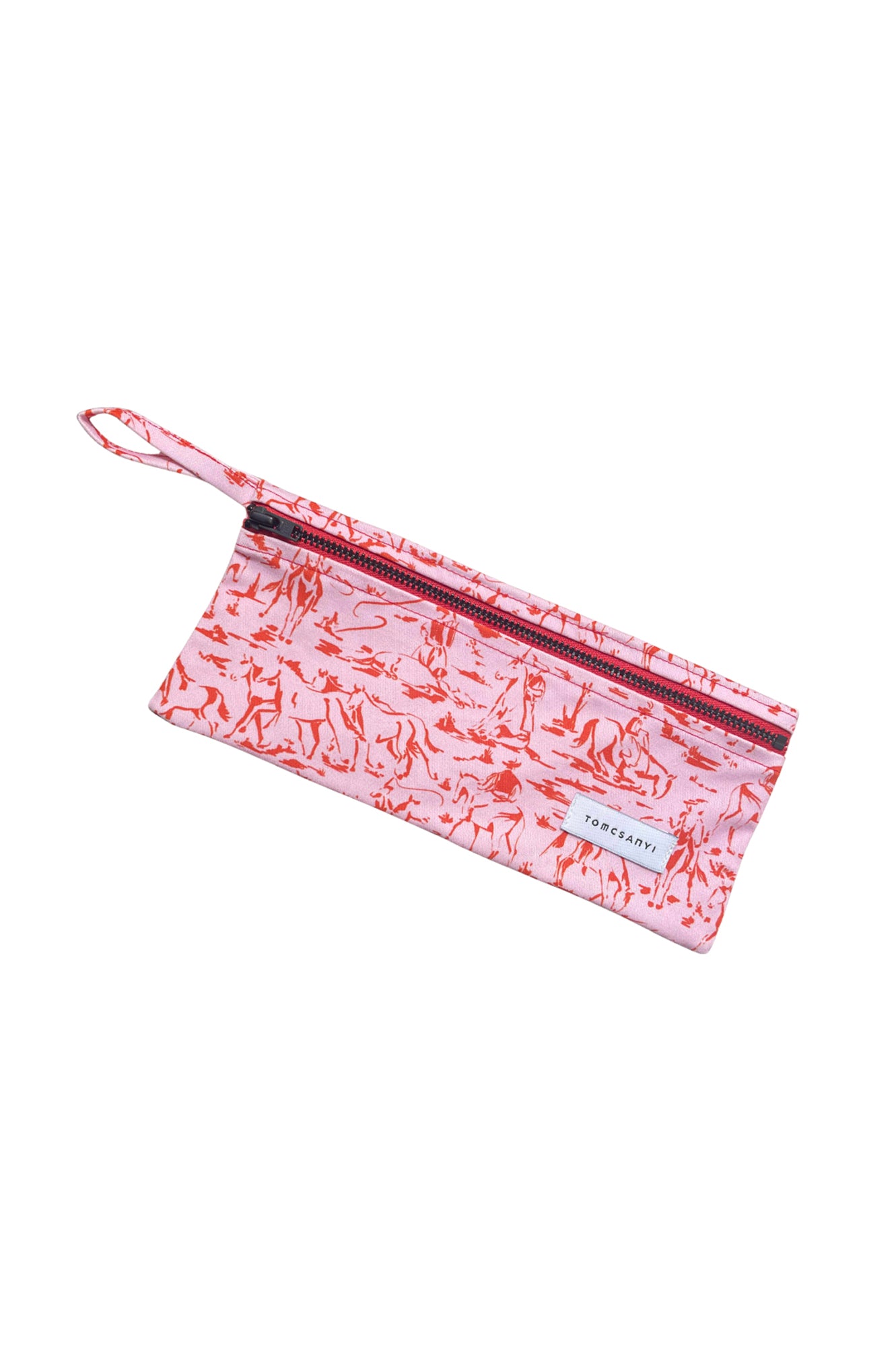 Zip Pouch 'Horsemen Pink'