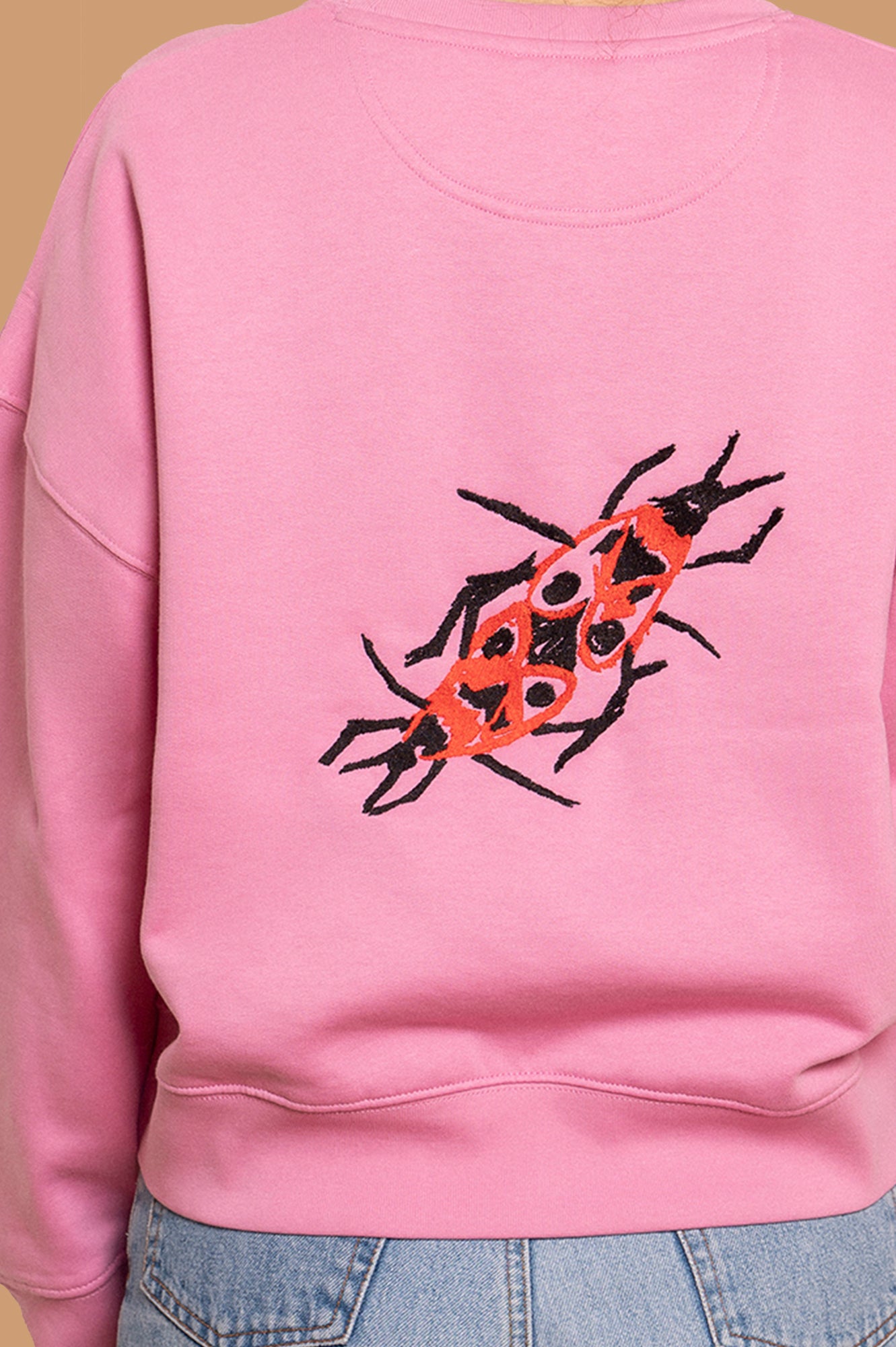 'FIREBUG' sweatshirt pink