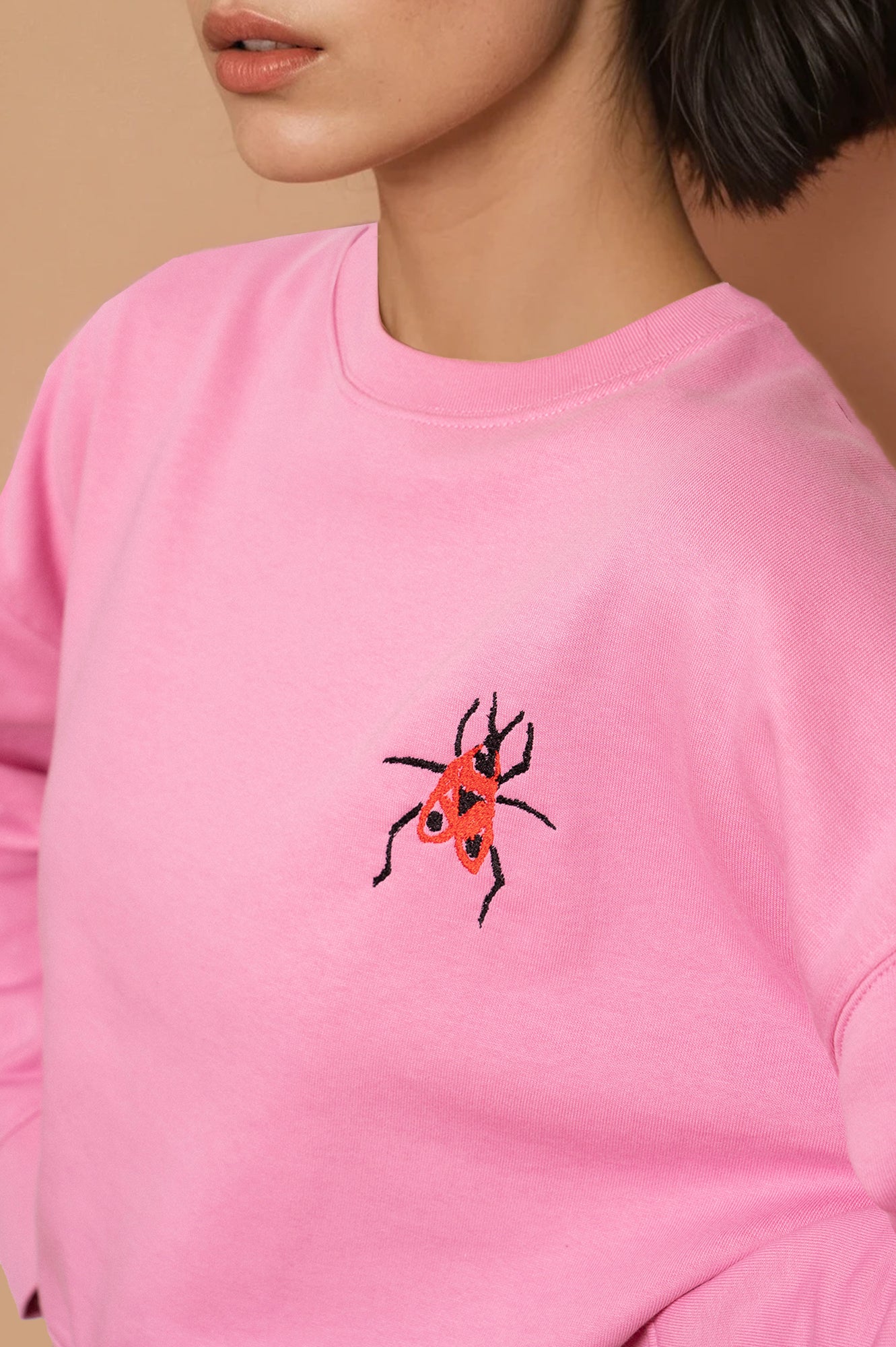 'FIREBUG' sweatshirt pink