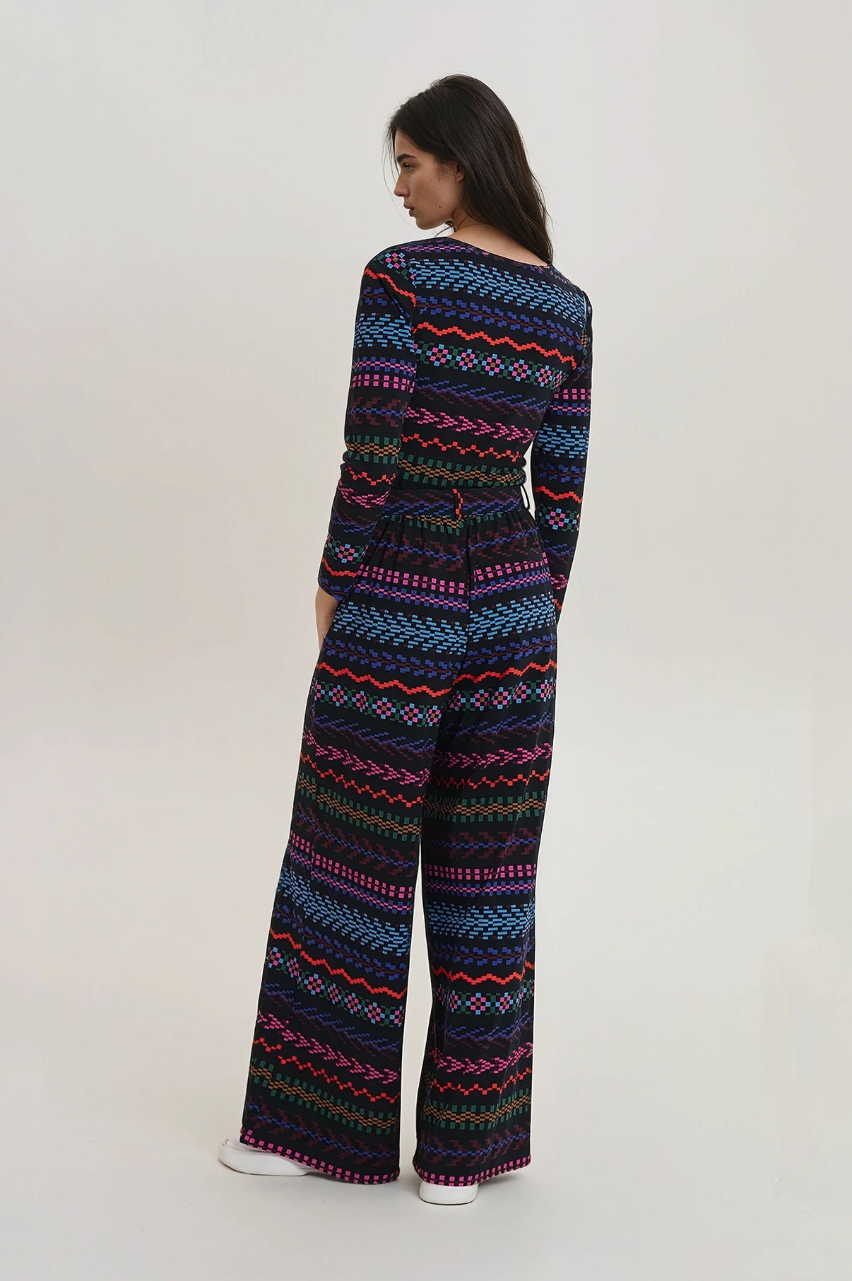 RUDAS jersey trousers ‘Pixel dark'