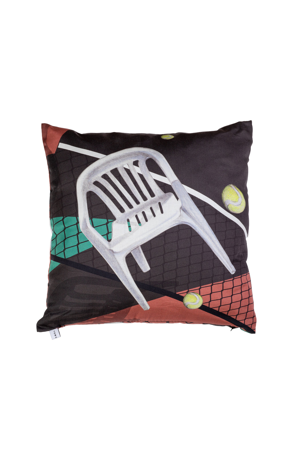 Decorative cushion 'court' print