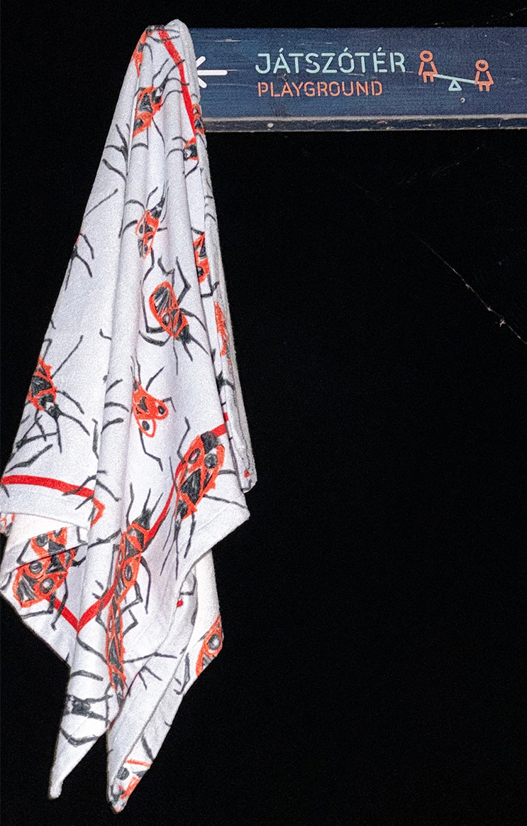 LIDO beach towel 'Firebug light pink'