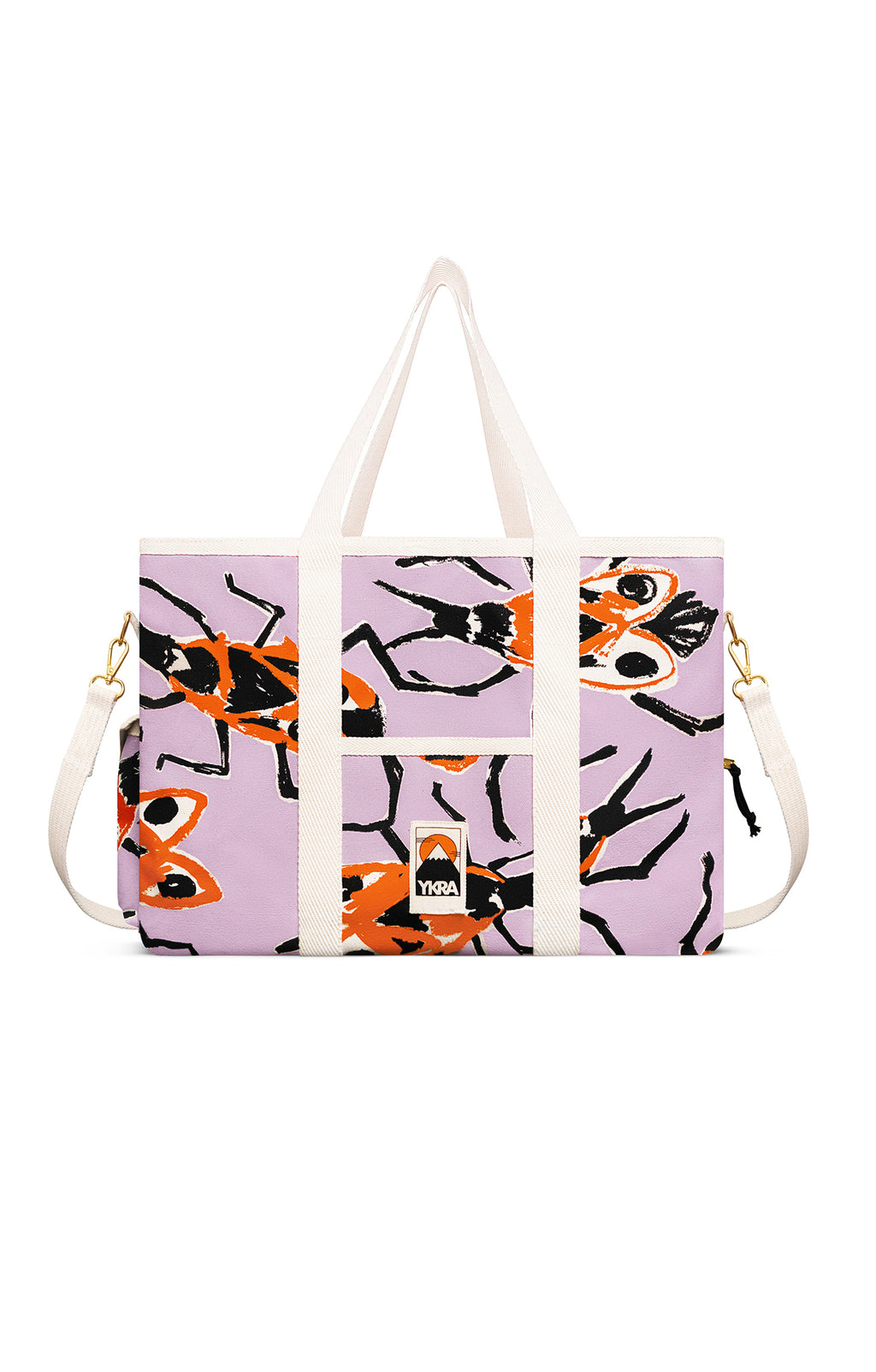 YKRA x TOMCSANYI weekender bag 'Small Firebugs'