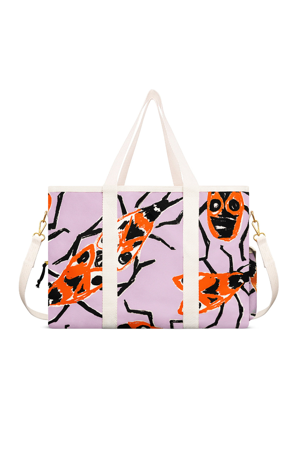 YKRA x TOMCSANYI weekender bag 'Small Firebugs'