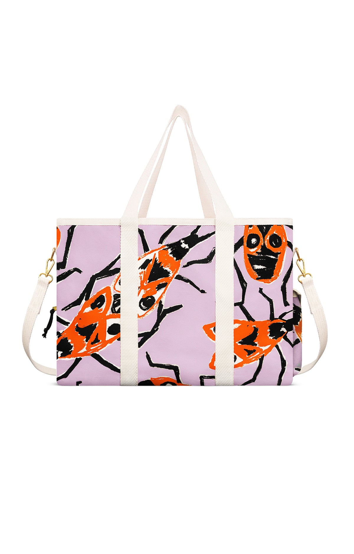 YKRA x TOMCSANYI weekender bag 'Small Firebugs'