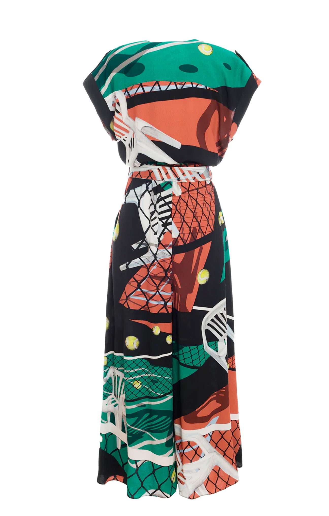 ELIA short sleeve jumpsuit 'Court Print'