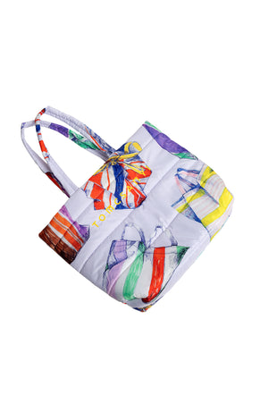 AGAPE puffer beach bag 'bags pastel'