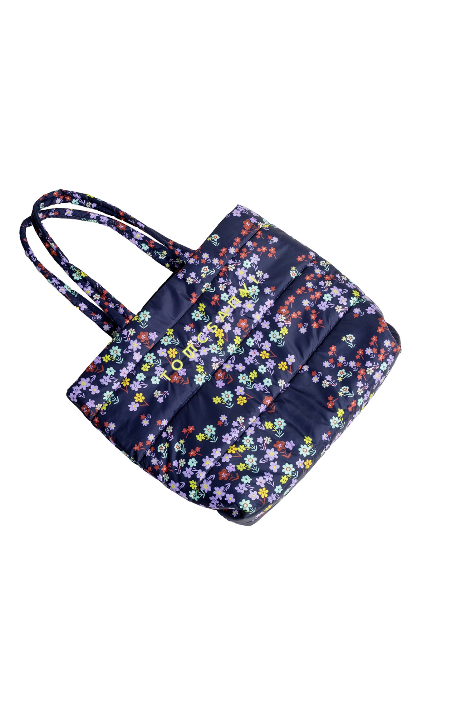 AGAPE puffer beach bag 'meadow'