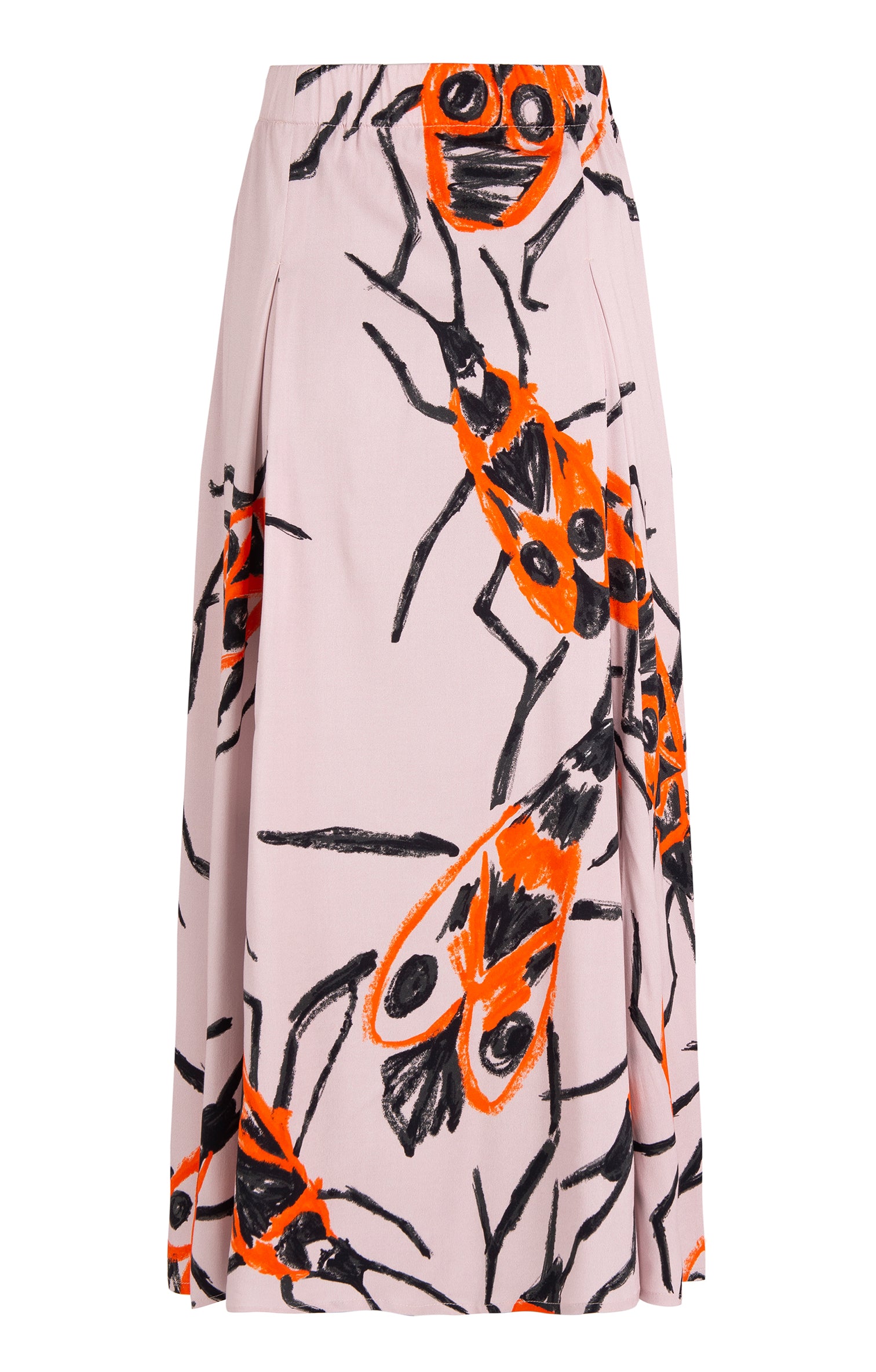 ANAX midi skirt 'Big Firebugs'