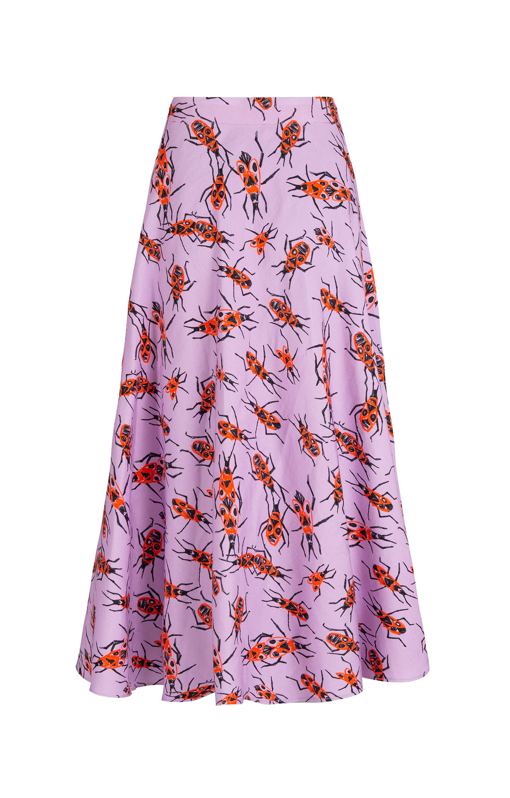 ARACHNE A-line skirt 'Small Firebugs'