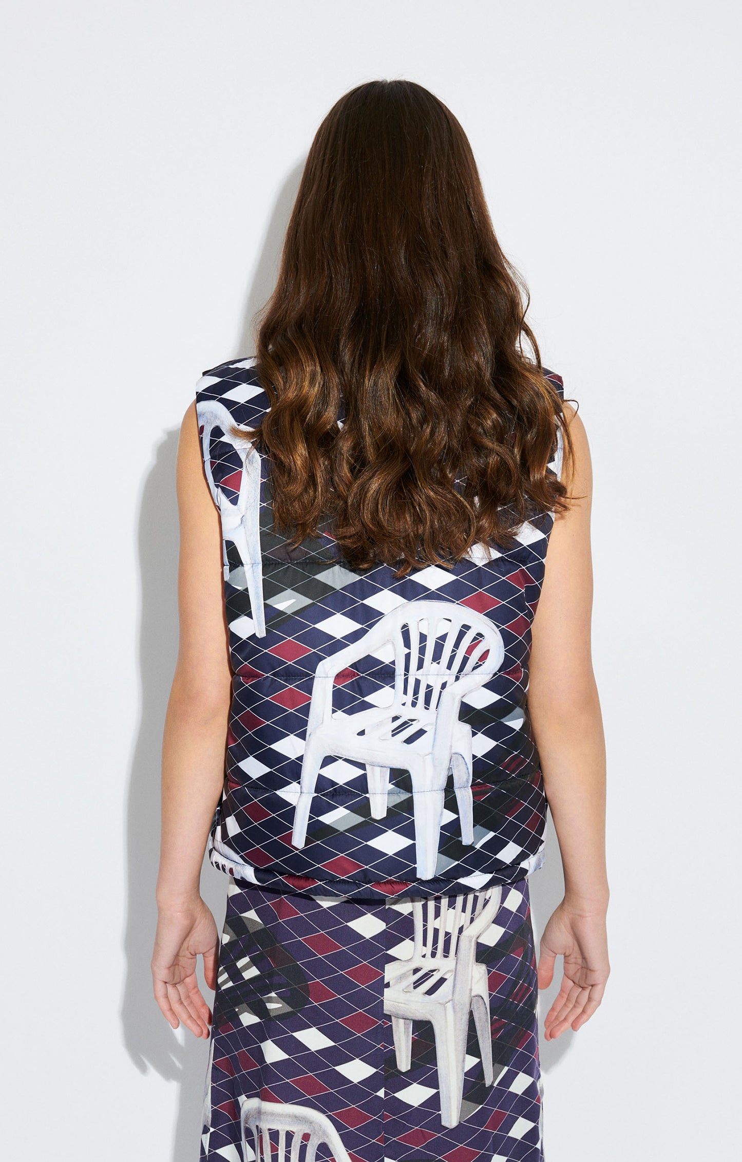 ASPEN puffer vest 'chairs'