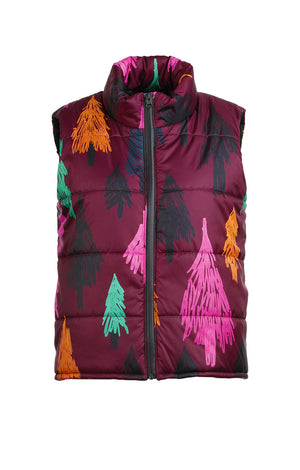 ASPEN puffer vest 'pines'