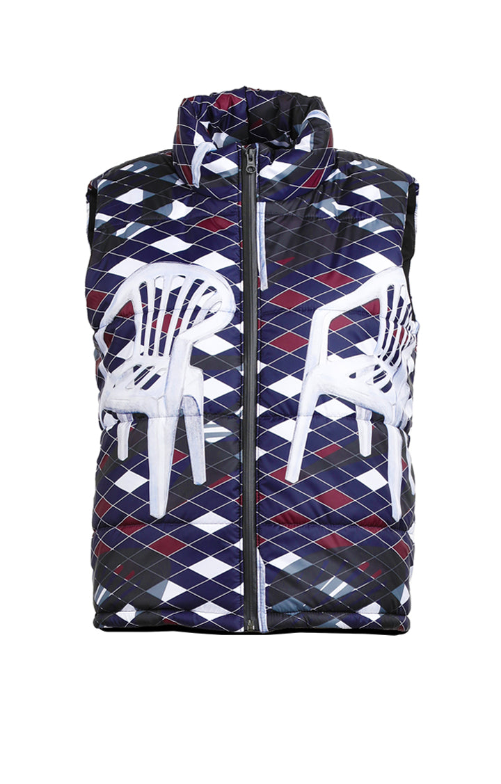 ASPEN puffer vest 'chairs'