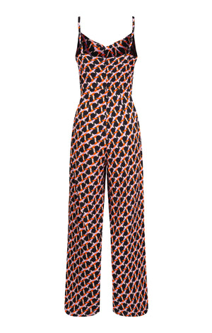 ASZU draped jumpsuit 'woven tendril'