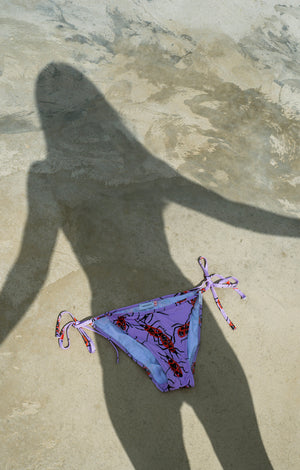 CATERPILLAR triangle bikini 'lilac firebugs'