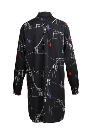 CHAMONIX oversized long shirt 'ski lift'