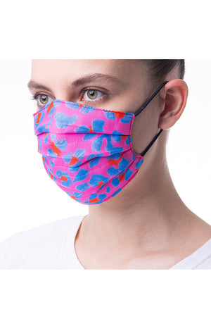 'Blossom Cheetah' print mask 3 pieces