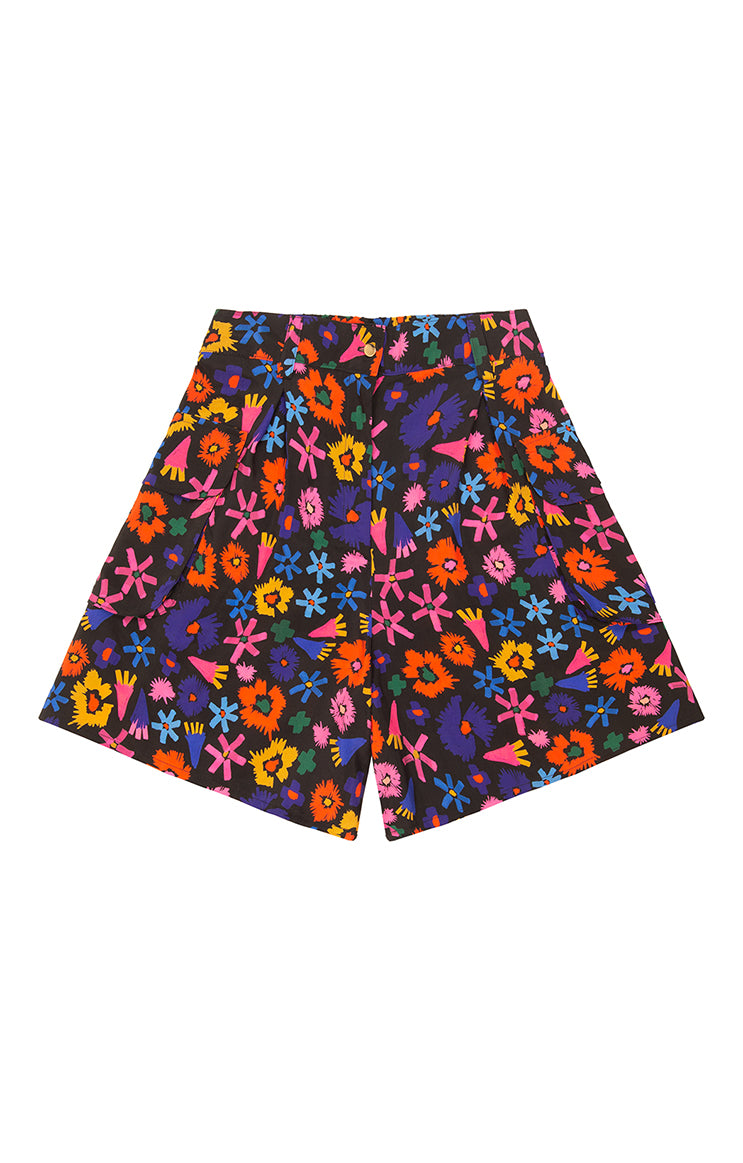 DUNA cargo shorts ‘doodle flower’
