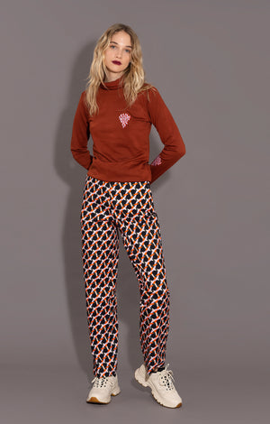 FURMINT high waisted chinos 'woven tendril'