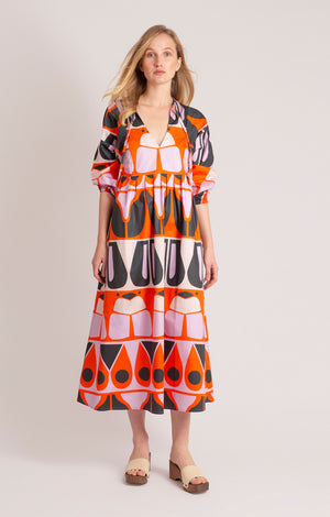 FUTRINKA volume dress 'abstract bugs'