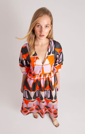 FUTRINKA volume dress 'abstract bugs'