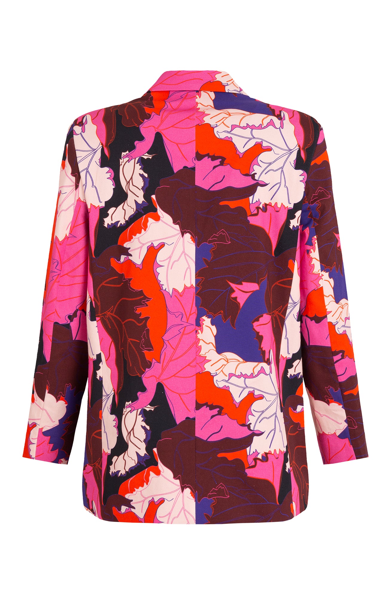KADARKA oversized jacket 'pink leaves'