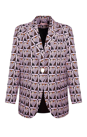KADARKA oversized jacket 'pixel grapes'
