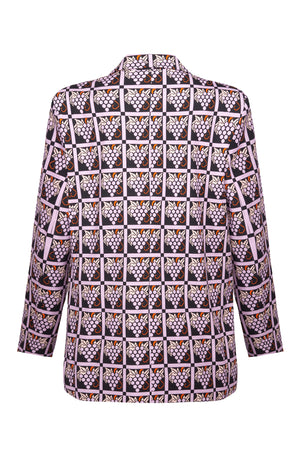 KADARKA oversized jacket 'pixel grapes'