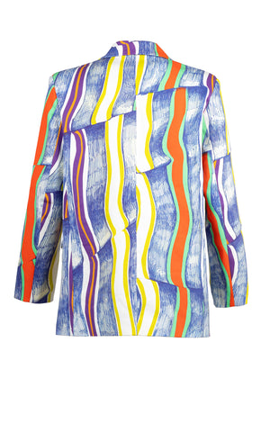 KADARKA oversized blazer 'stripes'