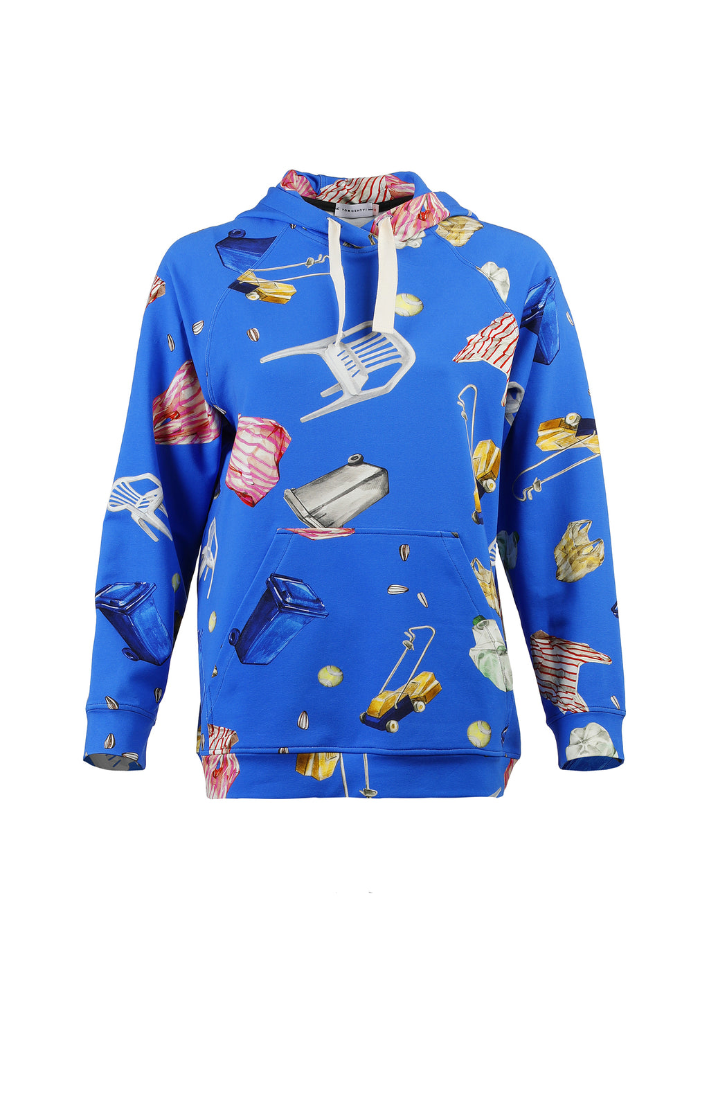 KEKES hooded sweatshirt 'objects blue'