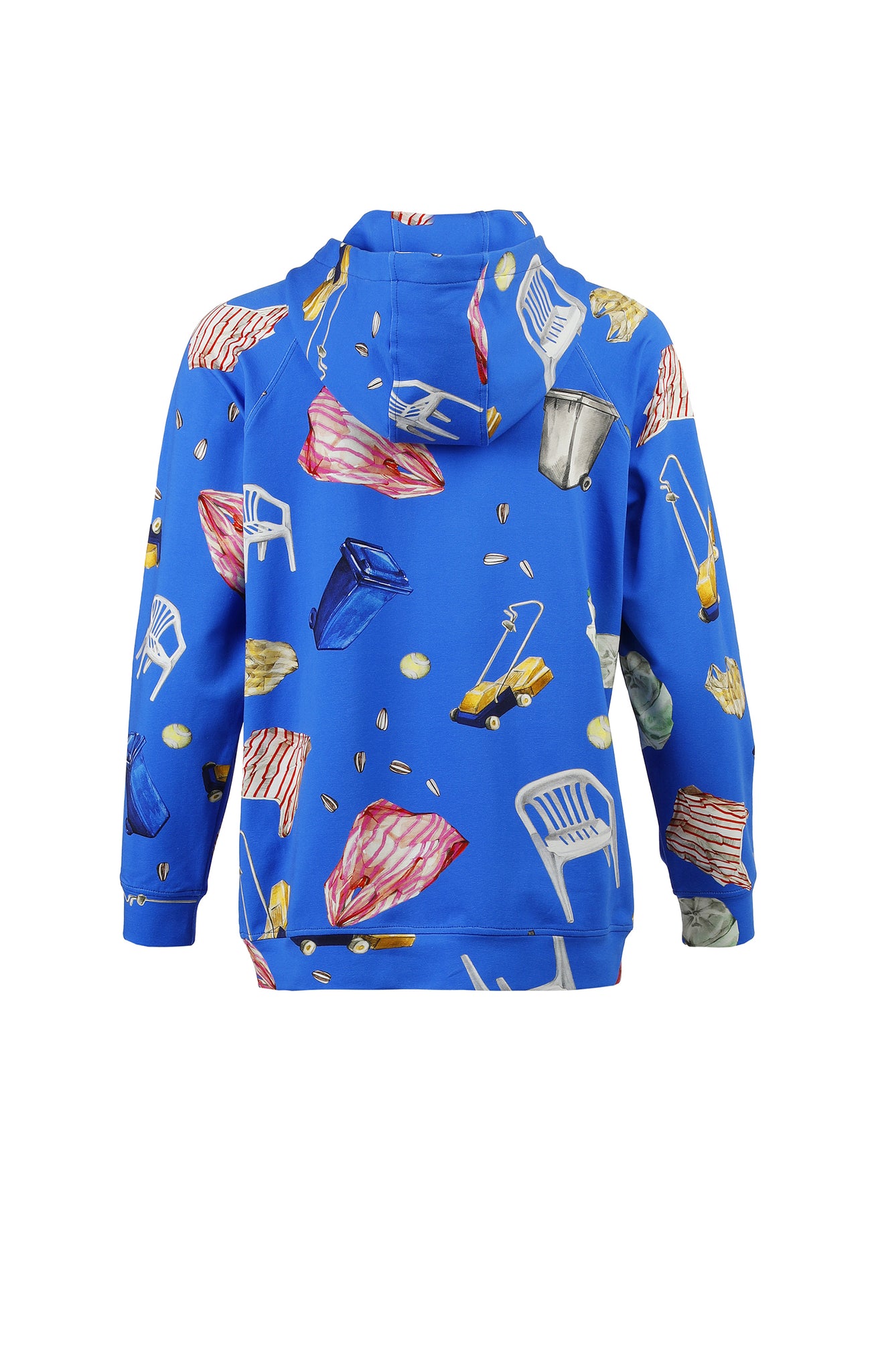 KEKES hooded sweatshirt 'objects blue'