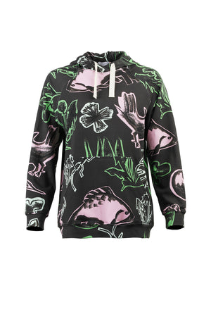 KEKES hooded sweatshirt 'totem green'