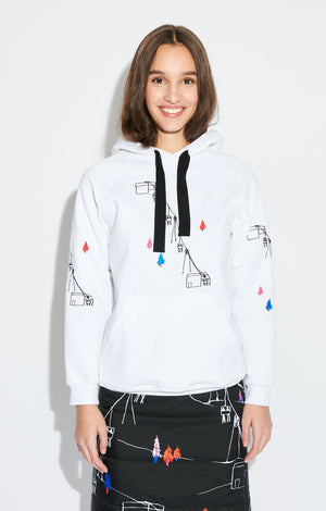 KEKES embroidered sweatshirt 'ski lift'
