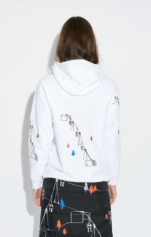 KEKES embroidered sweatshirt 'ski lift'