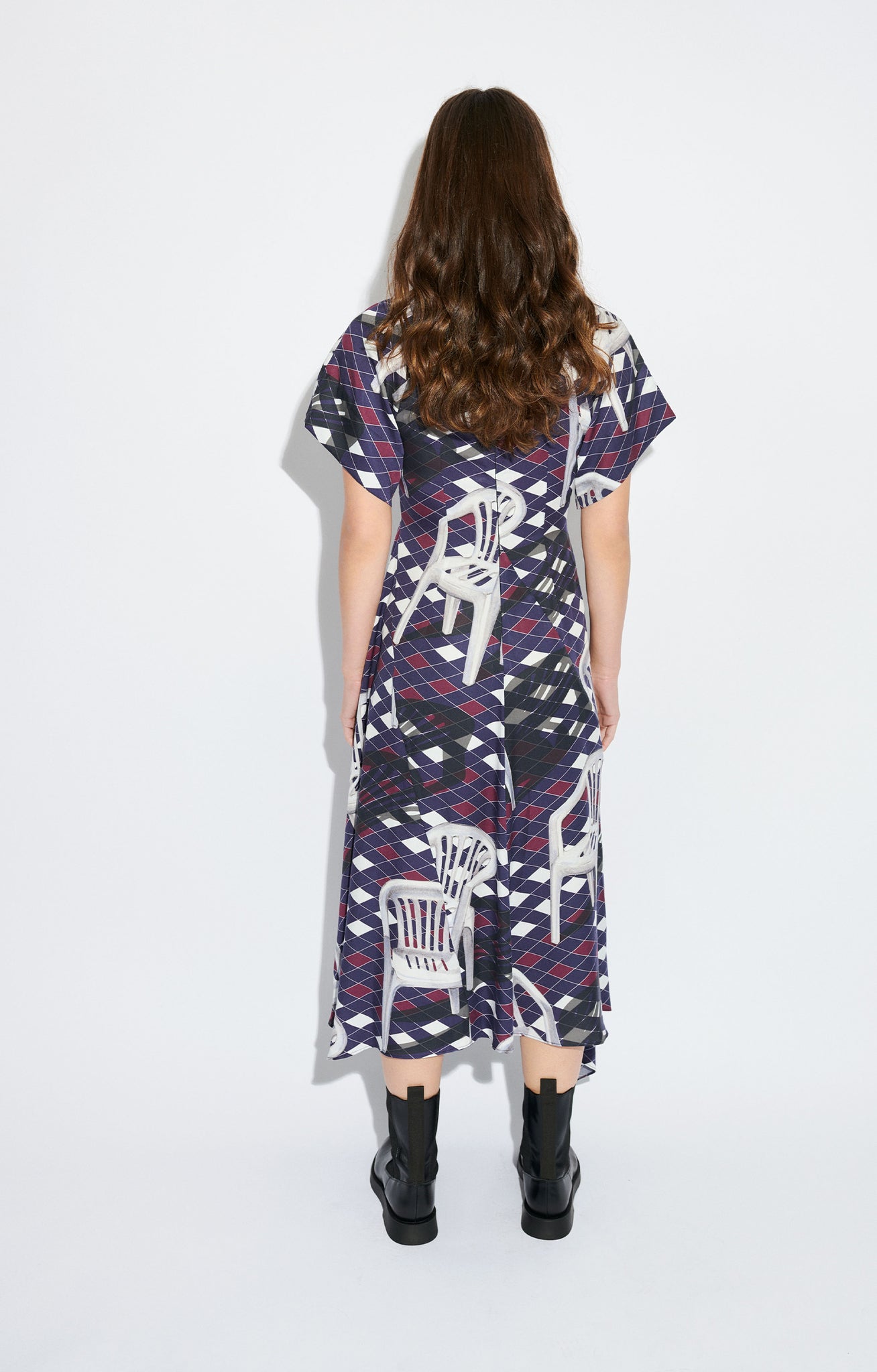 KLOSTERS asymmetric dress 'chairs'